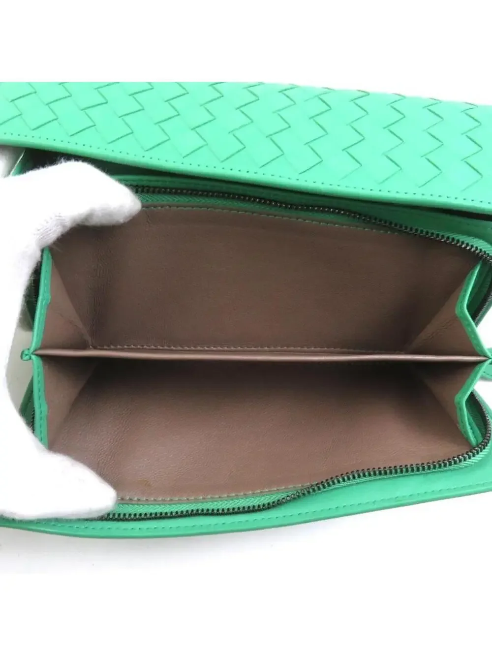 Auth Bottegaveneta Intrecciato Long #280392B30B